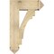 Ekena Millwork Merced Arts and Crafts Rough Sawn Bracket w/ Offset Brace, Douglas Fir, 8"W x 22"D x 34"H BKT0806X22X34MRC03RDF - alternate 3